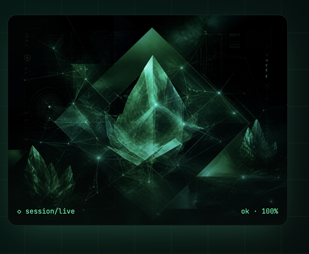 Jade crystal visualization